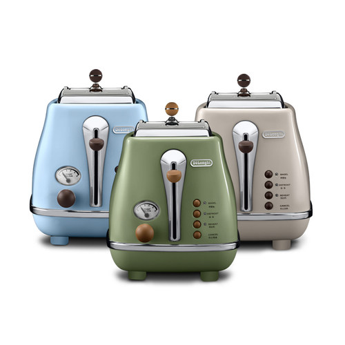 delonghi/德龙 CTO2003复古色多士炉家用全自动烤面包机吐司机 - 图2