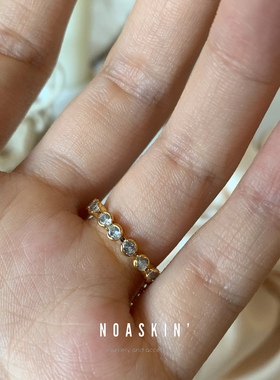 宫廷风超闪流苏镶钻戒指