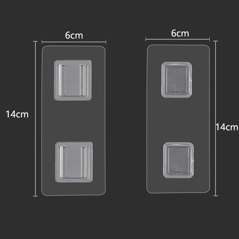 无痕贴架子母扣贴片瓷砖墙壁免钉粘胶置物架固定器粘贴挂钩粘钩
