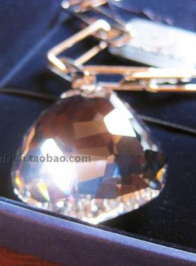 国内现货德国淘得中古施家巨大水晶坠项链带原盒成色新