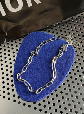 韩风潮流时髦气质男女生项链双层