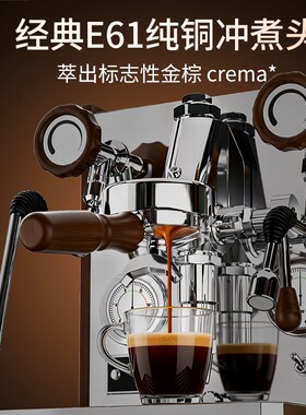 UKOEO高比克K5咖啡机半自动2L蒸汽锅炉小型专业家商用意式半自动