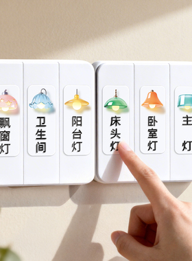 飞彩标识贴分清开关好帮手！