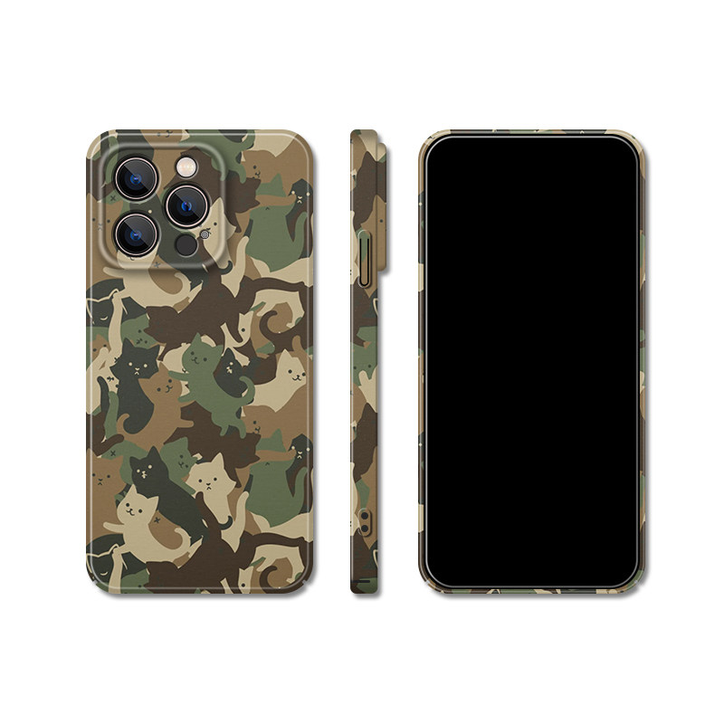 创意可爱猫咪萌趣迷之彩绿适用于iPhone16 ProMax/15 plus苹果14Pro手机壳13/12防摔保护套华为oppo小米vivo,淘宝优惠券,粉丝福利购,淘宝优惠卷