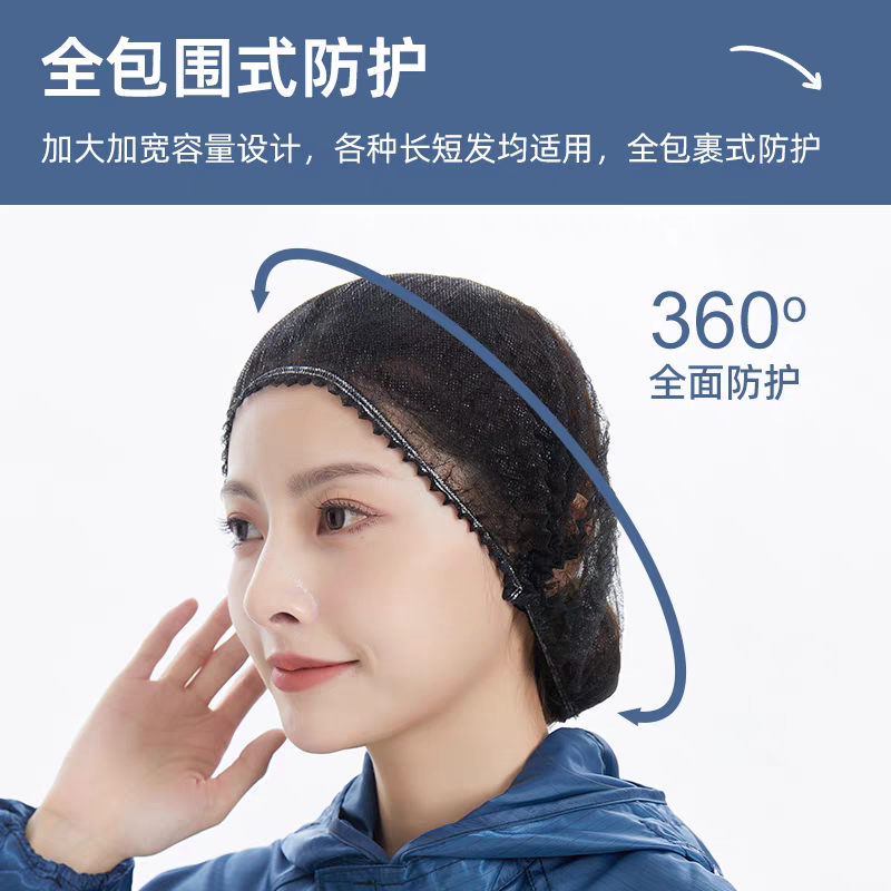 一次性帽子防尘厨师帽餐饮防掉发防油烟卫生厨房食品帽头套无纺布,淘宝优惠券,粉丝福利购,淘宝优惠卷