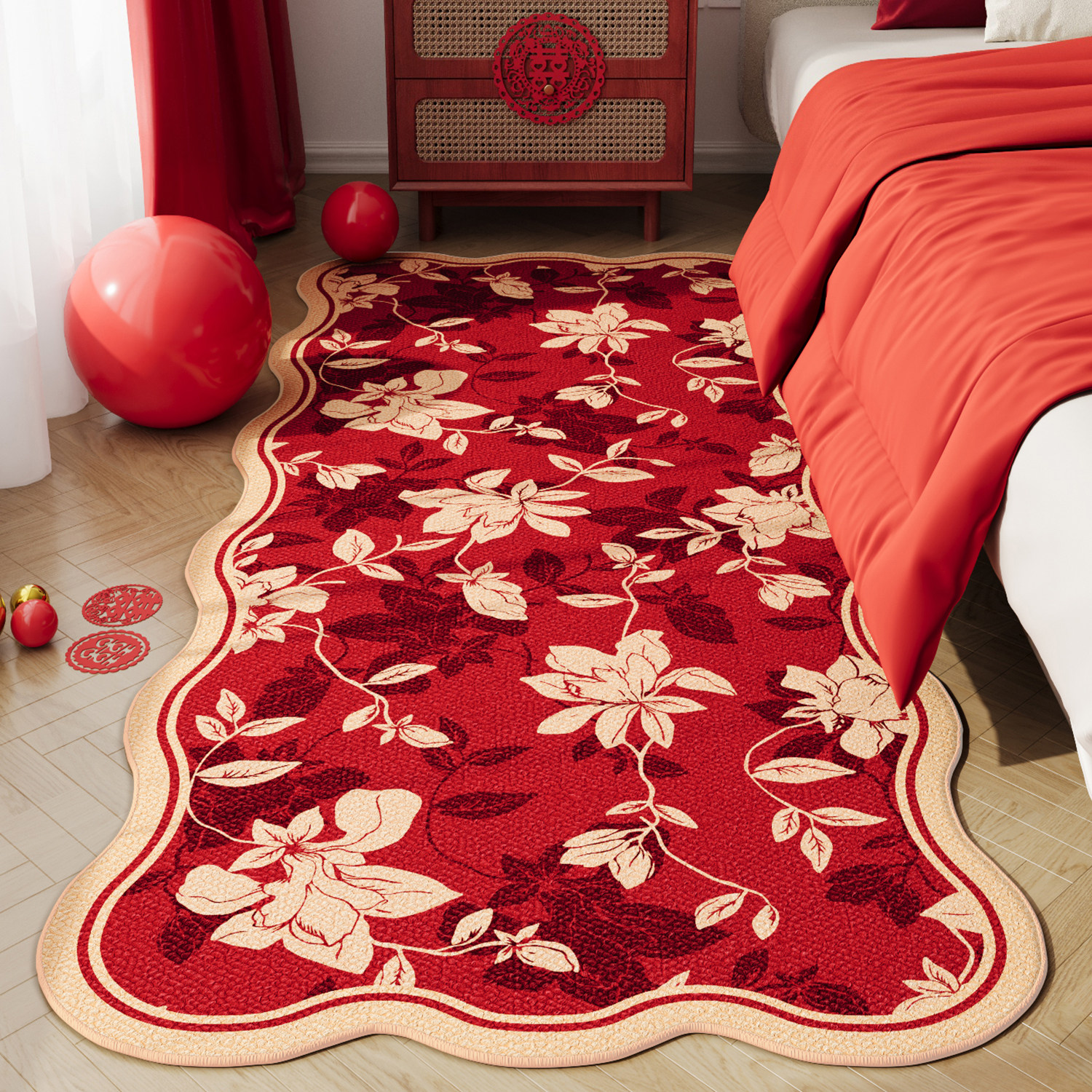 婚房装饰新房布置卧室飘窗垫窗台垫结婚婚庆阳台四季通用吸水垫子,淘宝优惠券,粉丝福利购,淘宝优惠卷