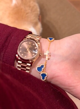 S925纯银蓝玉髓双面葫芦手链