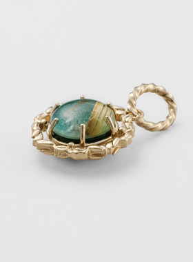 轻珠宝925纯银镀14K金锁骨链