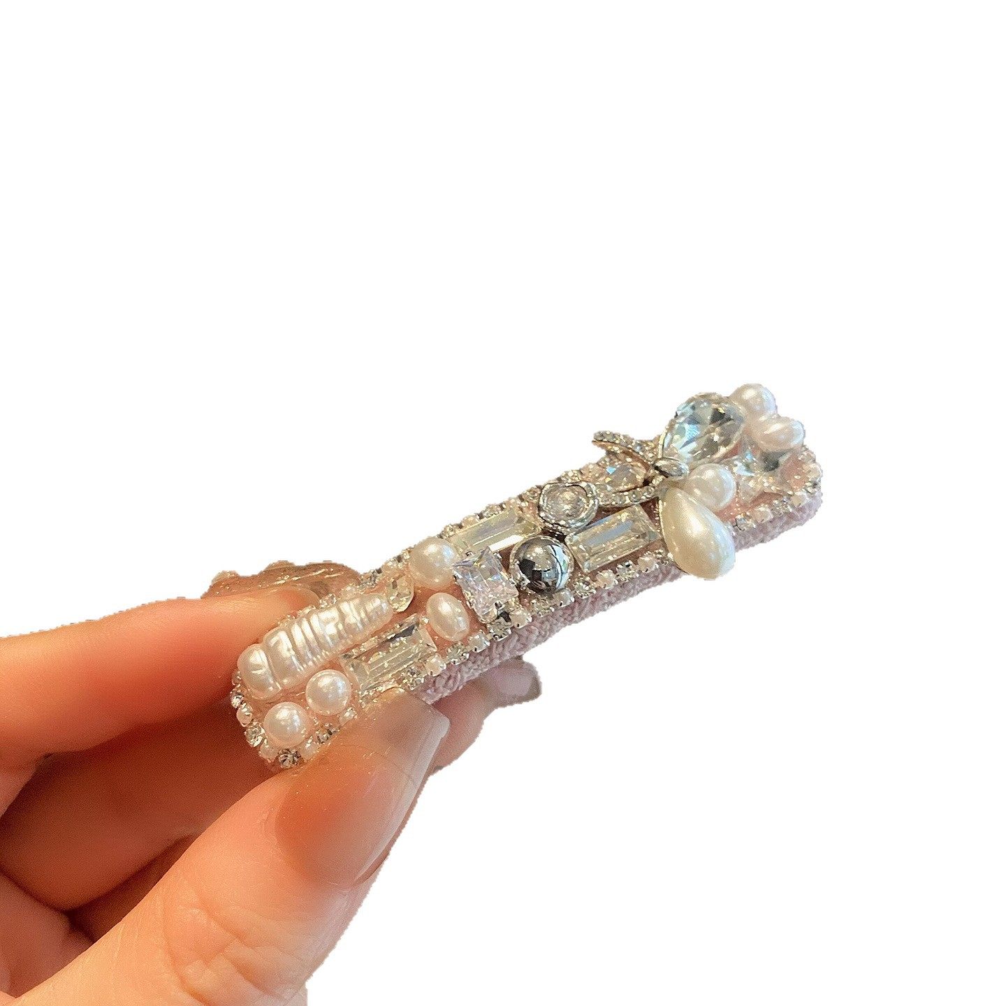 韩版水晶满钻蝴蝶结bb夹高端气质刘海夹时尚百搭侧边夹后脑勺发夹,淘宝优惠券,粉丝福利购,淘宝优惠卷