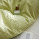 All-cotton corrugated yarn jacquard log style four-piece set
