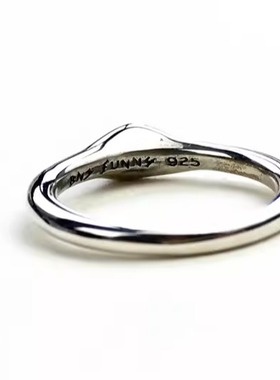 不南兽 原创925银做旧复古限量预言之眼情侣戒指