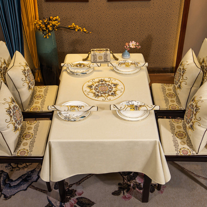 新中式茶桌布禅意书法会议餐桌长方形台布茶几垫布艺长条棉麻桌旗,淘宝优惠券,粉丝福利购,淘宝优惠卷