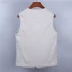 Mùa hè phong cách Trung Quốc vest nam lỏng lẻo cỡ lớn trung niên nam cha giản dị cotton vest Trung Quốc phong cách ngựa ổn định - Áo vest cotton