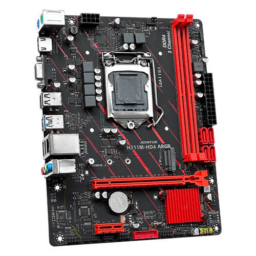 精粤H311主板cpu套装1151针支持6789代i3 9100F i5 9400F E3 V5 - 图2