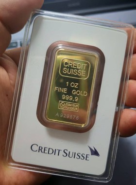 仿真1盎司瑞士镀金金条