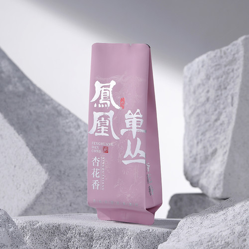 凤凰单丛鸭屎香通天香竹叶八仙宋种公版三色烫金小泡袋长款15厘米 - 图2