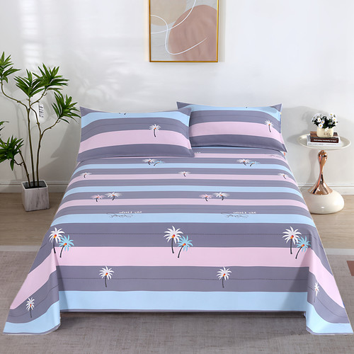 好货！老粗布床单四季通用 加厚纯棉100全棉单人双人大尺寸被单 - 图1