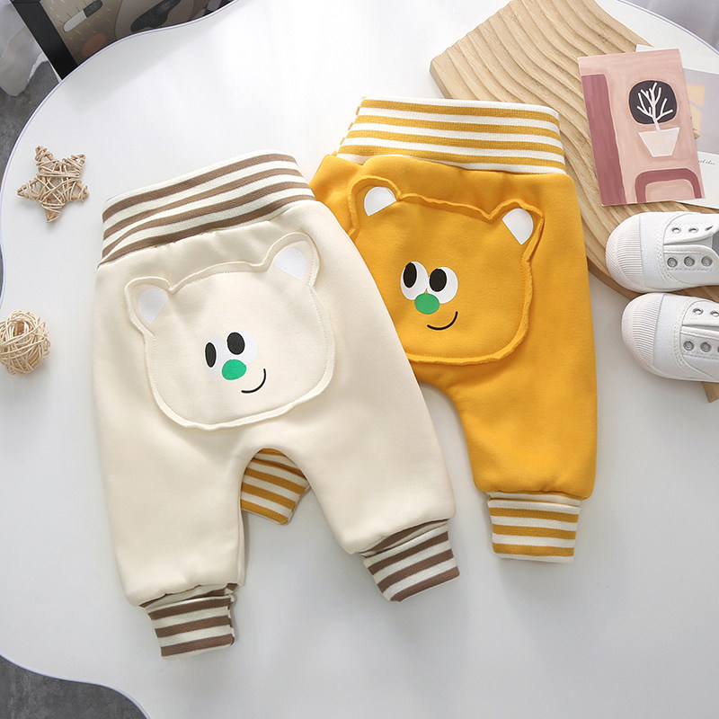 婴儿裤子大pp裤春秋保暖高腰护肚冬季加绒外穿男女童宝宝大屁屁裤,淘宝优惠券,粉丝福利购,淘宝优惠卷