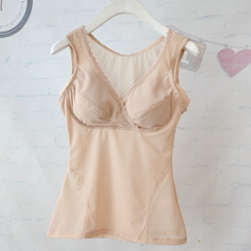 束身衣秋季出口日本无钢圈宽肩带包胸好免穿文胸纯色女士塑身背心,淘宝优惠券,粉丝福利购,淘宝优惠卷