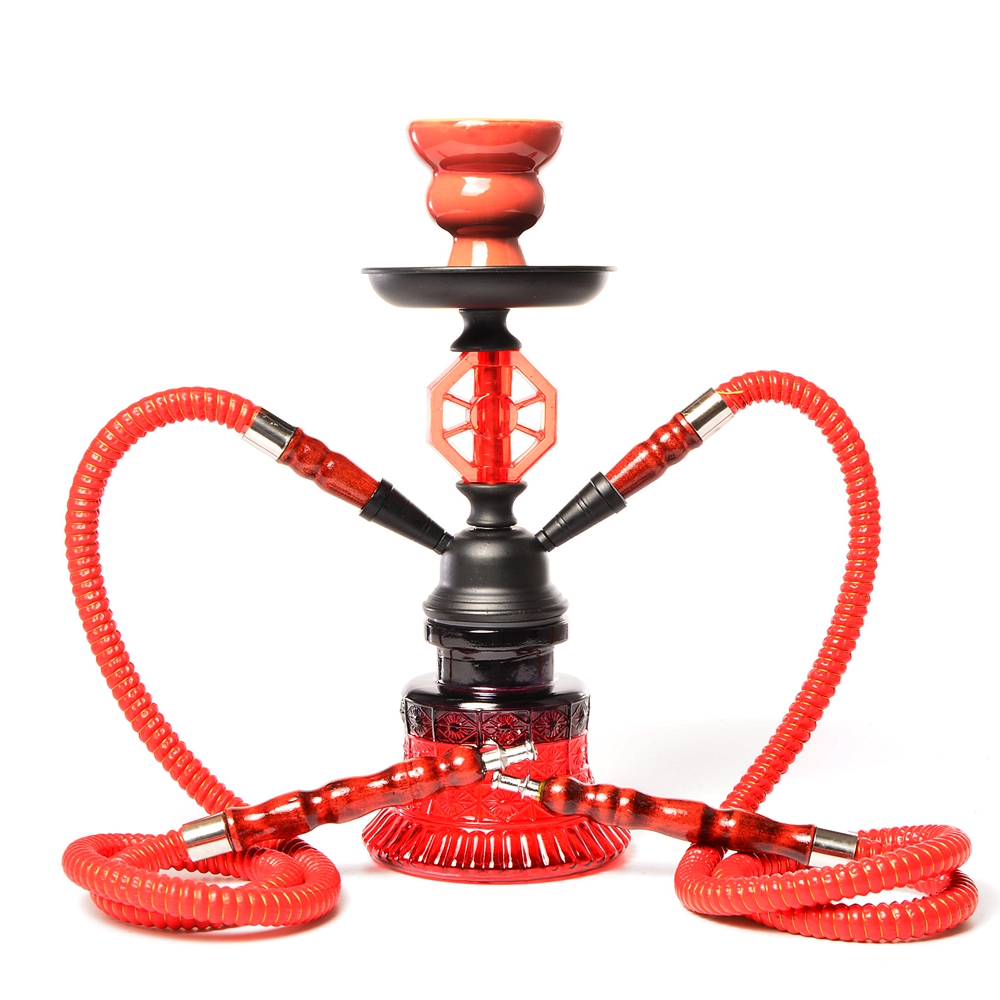 酒吧大烟雾水烟壶套装双管全套阿拉伯文化水烟装饰壶水烟膏hookah - 图1