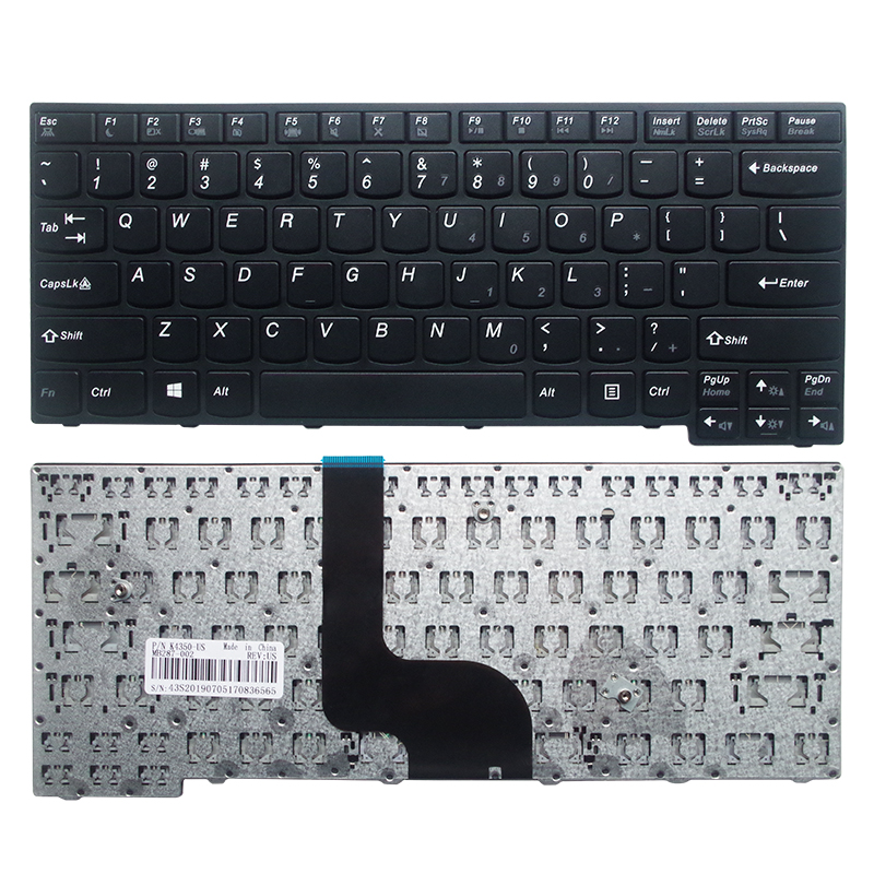 适用于联想昭阳 K4350 K4350A K4450 K4450A K4450S笔记本键盘-图3