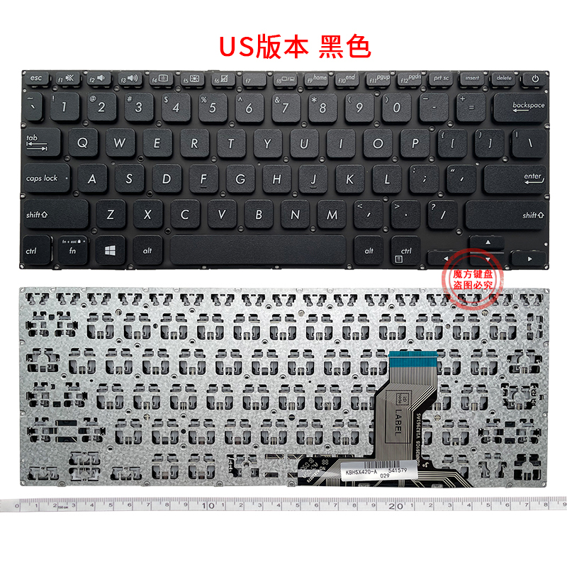 ASUS华硕Y406 Y406UA/UF VivoBook 14 X420 X420F/FA/UA键盘A420F - 图0