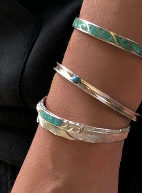 造物星球原创羽毛纯银日韩