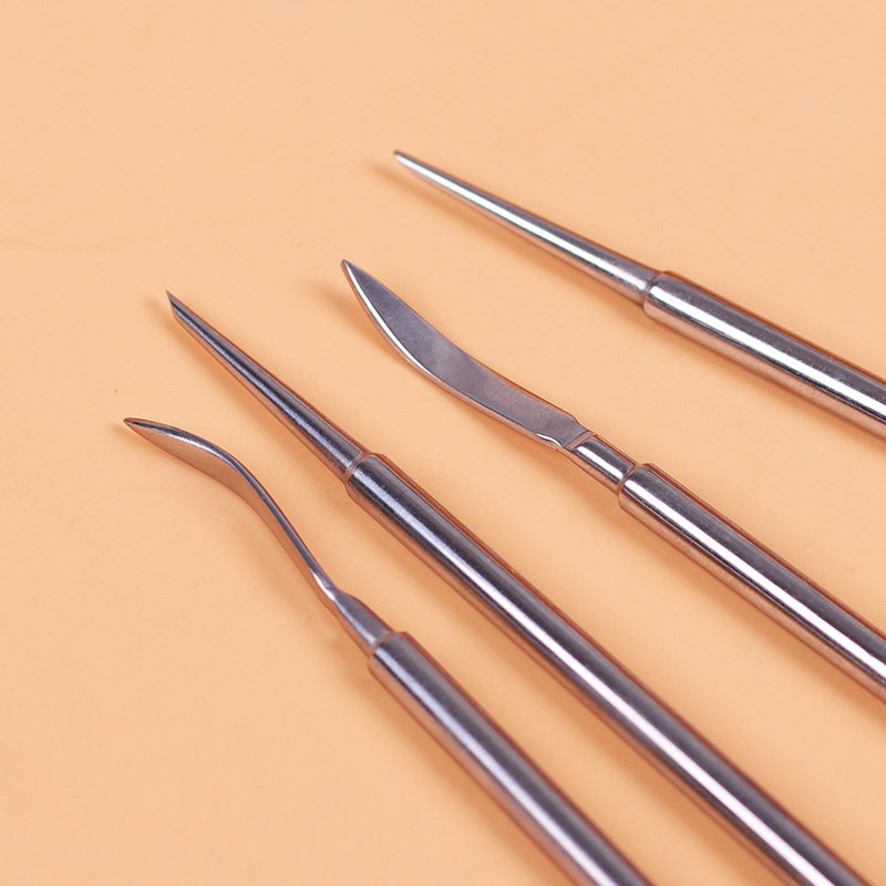 米土不锈钢细工棒超轻黏土软陶泥塑人偶手办DIY双头纹理雕塑工具,淘宝优惠券,粉丝福利购,淘宝优惠卷