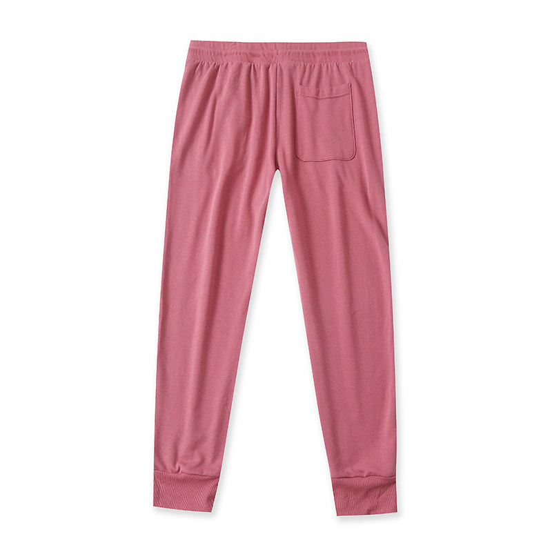 外贸松紧腰收口加绒卫裤 春秋新款宽松休闲九分裤运动女裤子19354,淘宝优惠券,粉丝福利购,淘宝优惠卷