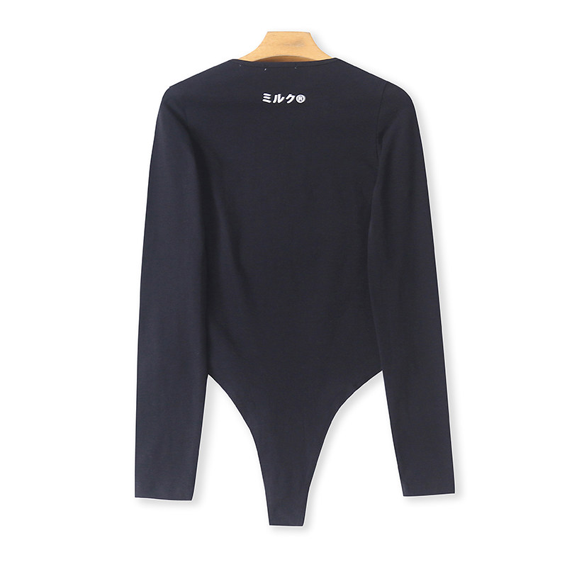 外贸方领长袖连体T恤衫春秋新款纯色修身女显瘦时尚打底上衣04153,淘宝优惠券,粉丝福利购,淘宝优惠卷