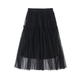 Летняя длинная юбка, средней длины, высокая талия, юбка-пачка