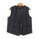 ການຄ້າຕ່າງປະເທດ V-neck suit vest sleeveless jacket ແມ່ຍິງແບບຕາເວັນຕົກ