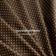 New brown dot cover fabric tea table cloth