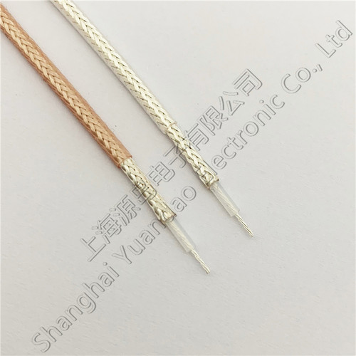 军标SFF-50-1线缆RG178高温线外径1.8mm双银屏蔽线射频同轴线 - 图0
