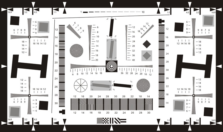2X分辨率测试卡增强相纸级超清ISO12233高清单反相机测试图4000线 - 图3