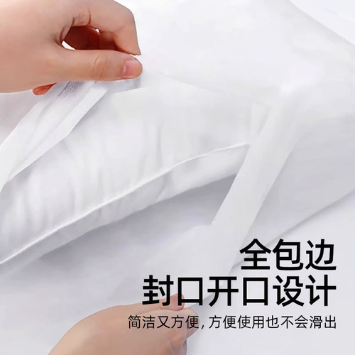 加厚一次性枕套隔脏透气酒店专用美容院枕头套无纺布旅行用品枕巾 - 图0
