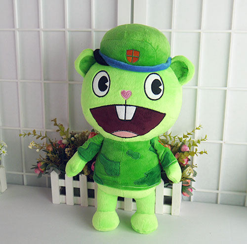 HTF欢乐树朋友happy tree friends军人&觉醒Flippy公仔Fliqpy包邮 - 图0
