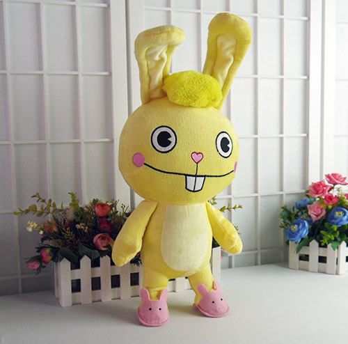 HTF欢乐树的小伙伴们happy tree friends拖鞋Cuddles公仔包邮 - 图0
