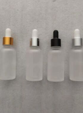 滴管瓶包邮分装瓶透明磨砂30ml