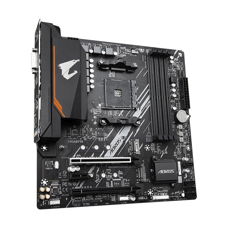 技嘉A520M超耐久B450M B550M K DS3H AC R2 WIFI AORUS ELITE小雕