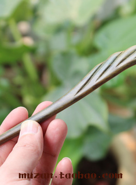 羽翼天然绿檀木古典发饰男式道士