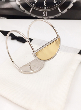 小众欧美风金色开口森系手镯