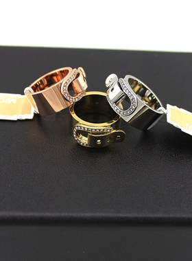 m家经典现货镶钻腰扣女时尚款