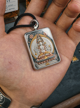 巴赫铁翦金24k金千手观音唐卡