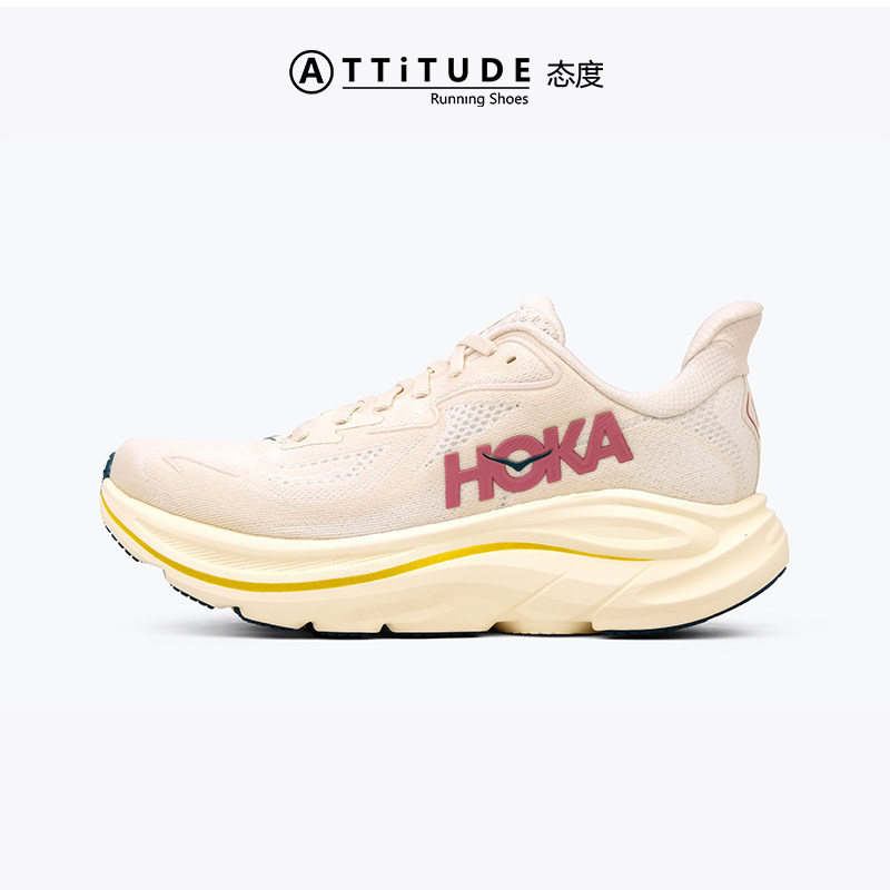 新款HOKA ONE ONE Clifton克利夫顿10女款缓震透气轻量跑鞋马拉松