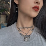 Антикварная старомодная пепельница в виде сердечка, подвеска, серебро 925 пробы, стиль