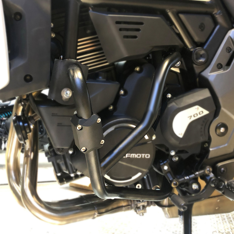 适配春风CLX700护杠改装配件运动版ADV边包分离手把发动机保险杠 - 图1