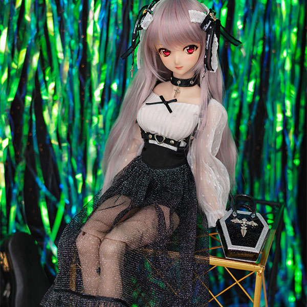 【DH/3分/4分】【售罄仅展示】黑杞白姬 四分娃衣bjd DollHearts - 图0