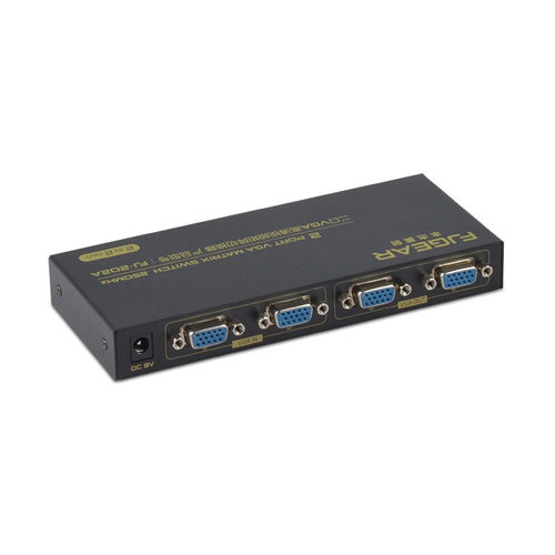 丰杰 FJ-202A VGA切换器2进2出2合一分配器屏幕共享器台机分屏器 - 图0