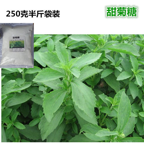 甜菊糖苷甜菊糖甙蛇菊苷天然植物提取代糖甜菊叶糖甜味剂100-500g - 图1